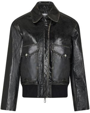 Rabanne Leather Jacket - Black