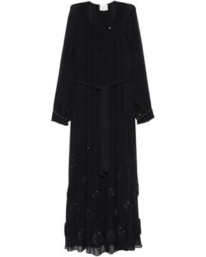 forte_forte Longs-Sleeve Maxi Dress - Black