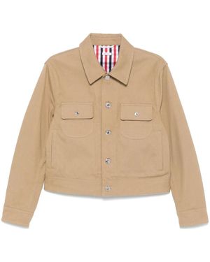 Thom Browne Backstrap Jacket - Natural