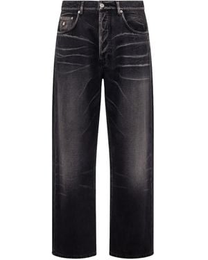 Moschino Jeans Con Effetto Schiarito - Blu