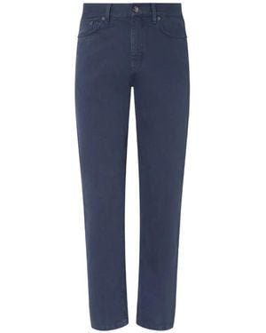 ZEGNA Roccia Cotton Jeans - Blue