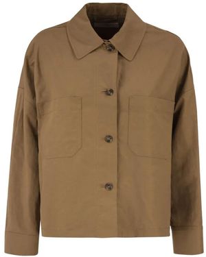 Weekend by Maxmara Chest-Pocket Jacket - Brown