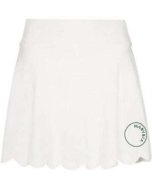 Marysia Swim Venus Scalloped Hem Mini Skirt - White