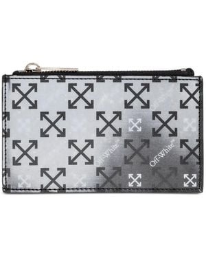 Off-White c/o Virgil Abloh Arrow-Pattern Wallet - Grey