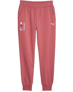 PUMA X Bmw Motorsport Logo-Print Track Trousers - Red