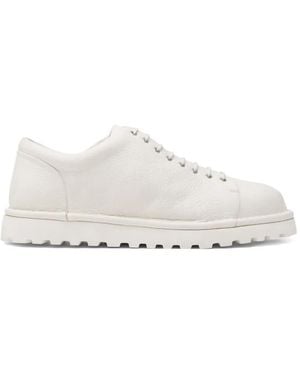 Marsèll Pallottola Pomice Leather Derby Shoes - White