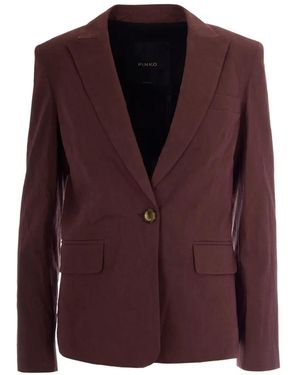 Pinko Button Blazer - Purple
