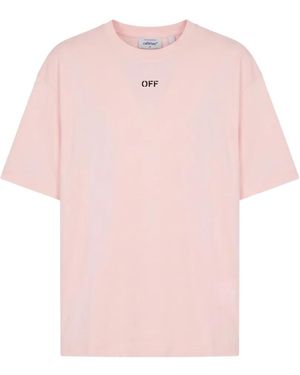 Off-White c/o Virgil Abloh Arrows-Print T-Shirt - Pink