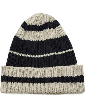 Undercover X Kijima Takayuki Striped Beanie - Black
