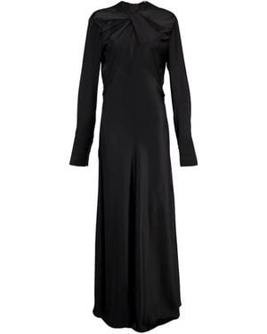 Tom Ford Knot-Detail Maxi Dress - Black