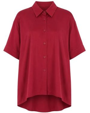 Max Mara Short-Sleeve Shirt - Red