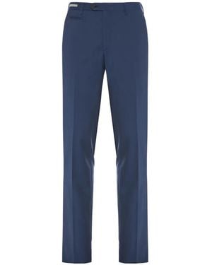 Corneliani Zip-Pocket Trousers - Blue