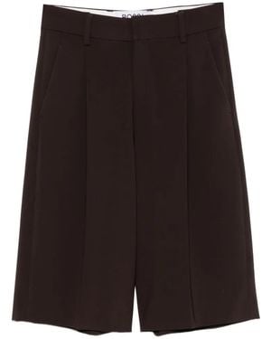 Rossi Devin Shorts Mit Falten - Schwarz