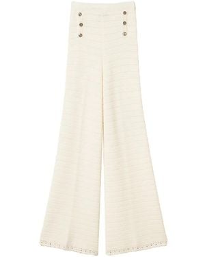 Twinset Crochet Trousers - White