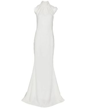 Zuhair Murad Cady Halter Dress - White