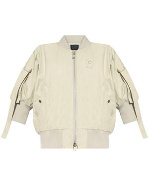 discord Yohji Yamamoto Strap-Detailing Jacket - Natural