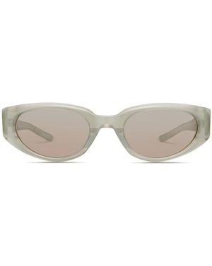 Gentle Monster Monta Gc10 Oval-Frame Sunglasses - Grey