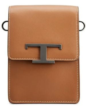 Tod's Borsa Messenger T Timeless - Marrone