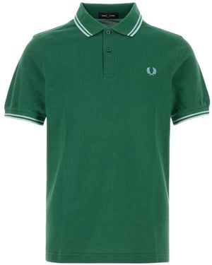 Fred Perry Twin Tipped Polo Shirt - Green