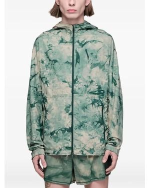 Y-3 Aop Running Jacket - Green