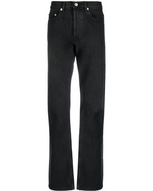 A.P.C. New Standard Mid-Rise Straight-Leg Jeans - Black