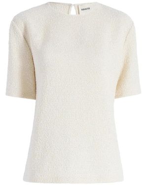 KHAITE Web Top - Weiß