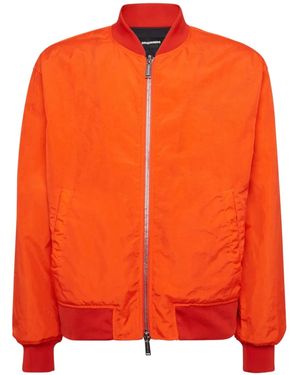 DSquared² Veste Bomber À Logo Imprimé - Orange