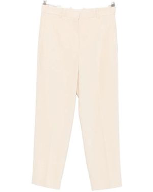 Circolo 1901 Corduroy-Effect Tailored Pants - White