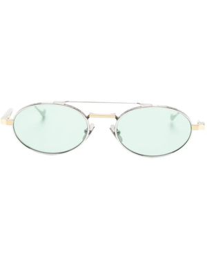 Cutler and Gross Ladbroke Round Sunglasses - White