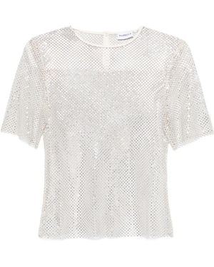 Marella Top aus Mesh - Weiß