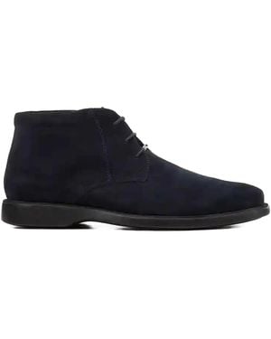 Geox Brayden 2Fit Abx Lace-Up Fastening Suede Boots - Blue