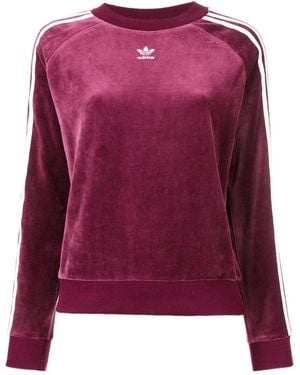 adidas Tri-Stripe Sweatshirt - Purple