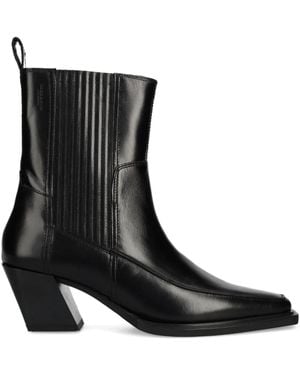 Vagabond Shoemakers 62mm Alina Pointed-toe Elastic-panel Boots - Black