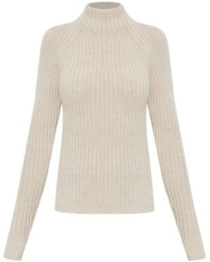 Isabel Marant Virginia Pullover Ribbed Merino Wool - White
