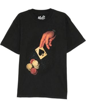 Melt T-Shirt Con Grafica - Nero
