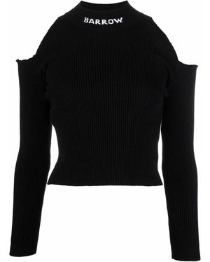 Barrow Jersey Con Detalle De Aberturas - Negro