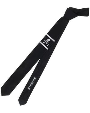Mastermind Japan Skull-Print Tie - Black