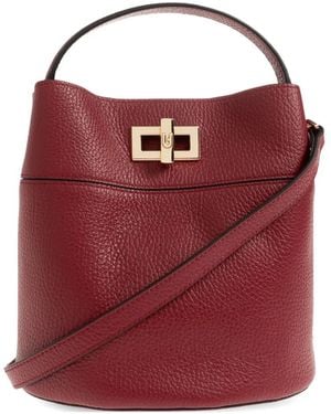 Furla Amelia Leather Tote Bag - Red