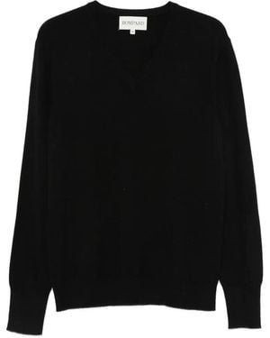 Bompard V-Neck Jumper - Black