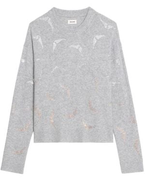 Zadig & Voltaire Markuz Cashmere Jumper - Grey