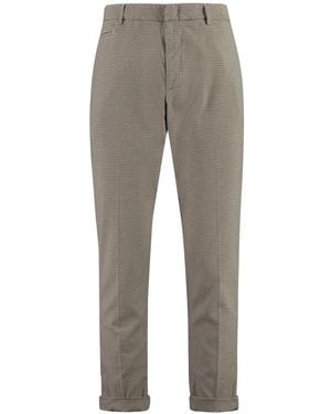 Dondup Straight-Leg Trousers - Grey