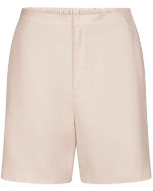 Loulou de Saison Ivan Elasticated Shorts - Natural