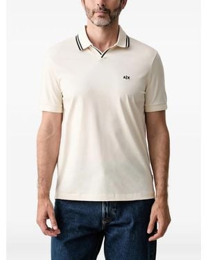 ARMANI EXCHANGE T-Shirt Met Geborduurd Logo - Wit
