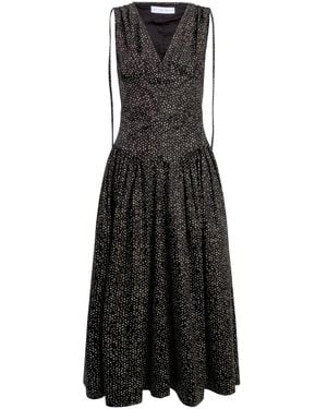 Proenza Schouler Clayton Midi Dress - Black