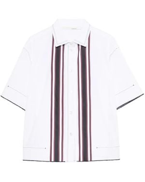 Tela Gimmy Striped Shirt - White