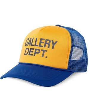 GALLERY DEPT. Logo-Print Trucker Hat - Blue