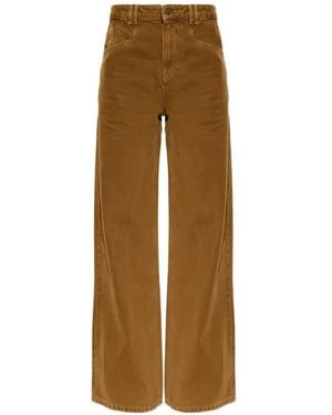 Isabel Marant Vaqueros Anchos Lemony - Neutro