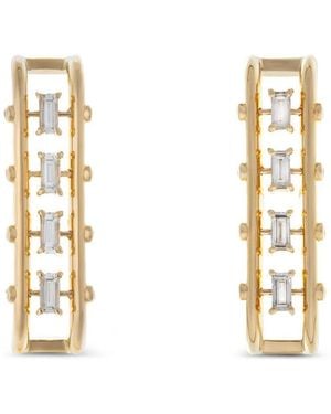 DENISE CASSOU Diamond Cage Earrings - Metallic