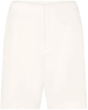 Loulou de Saison Ivan Elasticated Shorts - White