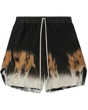 Rick Owens Tie-Dye Shorts - Black